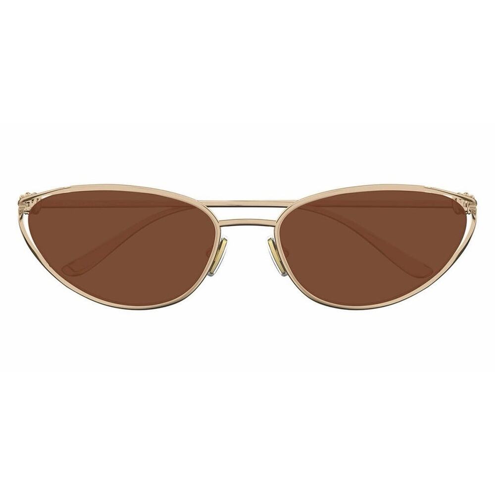 Bottega Veneta BV 1330S 003 Gold/Brown 57mm Women Sunglasses AUTHENTIC - Picture 2 of 4